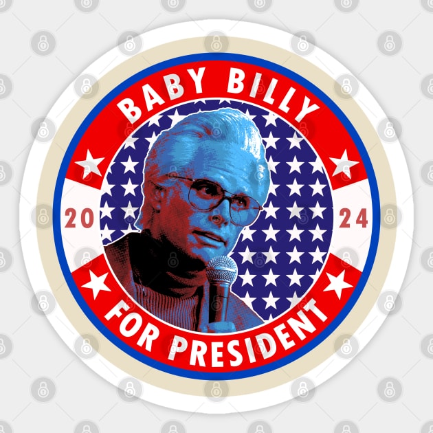 Baby Billy for President 2024 Sticker by Jina Botak